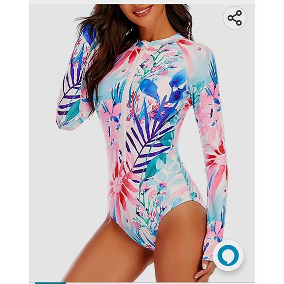 NWOT BELILY WOMENS ONE PIECE SWIMSUIT - Picture 3 of 5